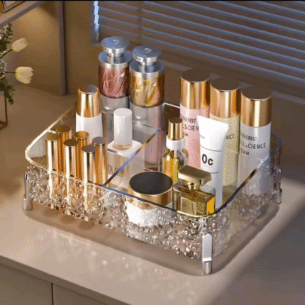 Crystal Lovely Makeup Tray with Stand