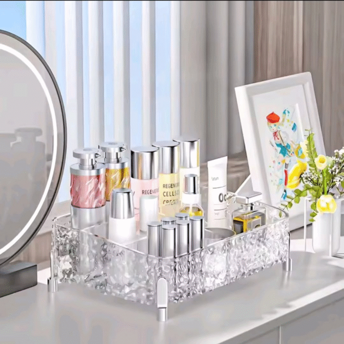 Crystal Lovely Makeup Tray with Stand