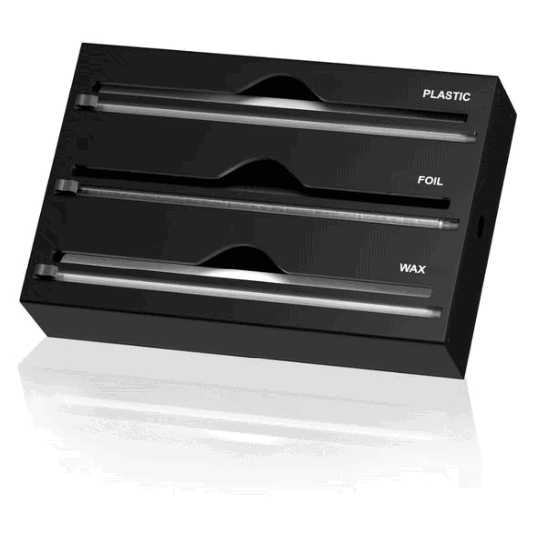 3 in 1 Bamboo Wrap Dispenser with Cutter