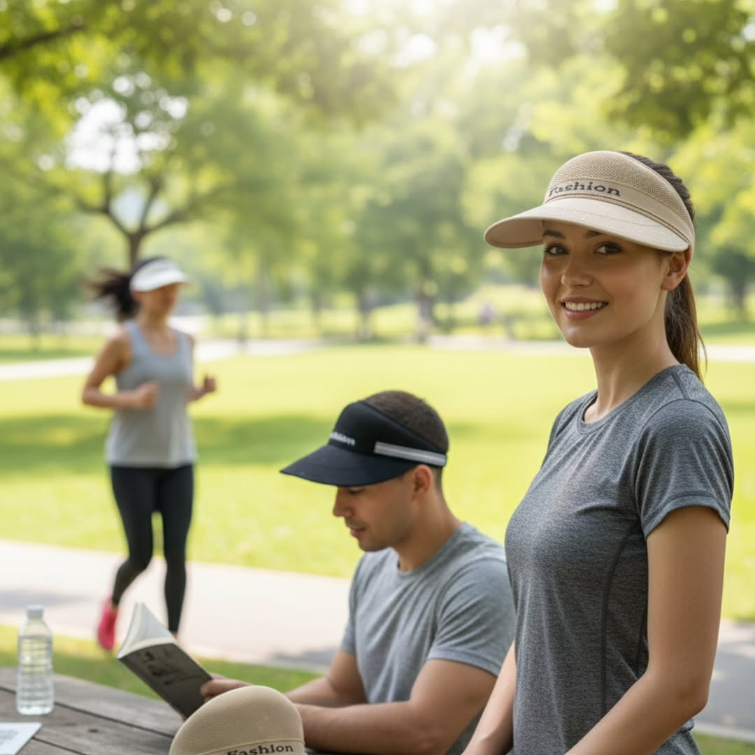 Wide-Brim Sun Visor