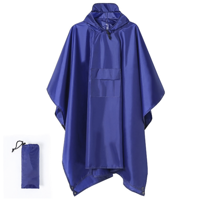 Unisex Adult Rain Poncho with Cap