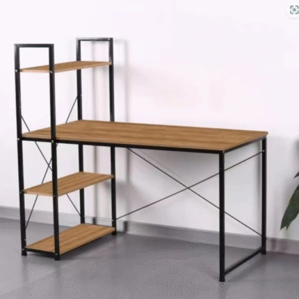 Wooden and Metal Desk