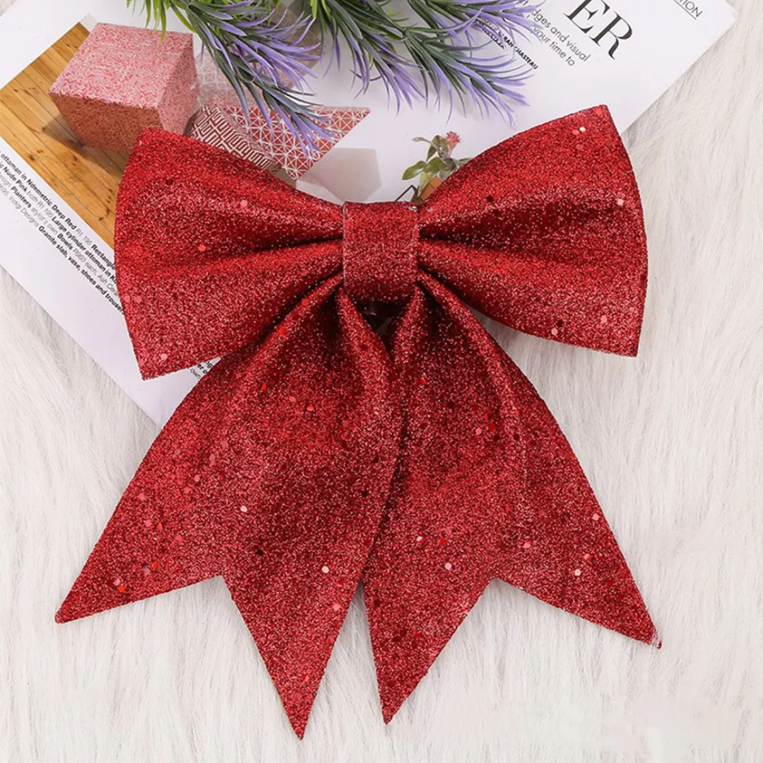 Christmas Glitter Ribbons and Bows