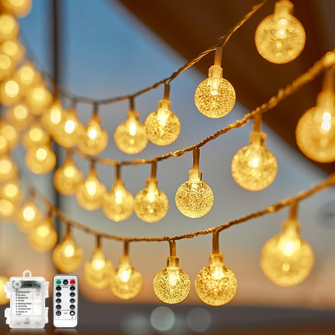 10 Metres Christmas Round LED Lights