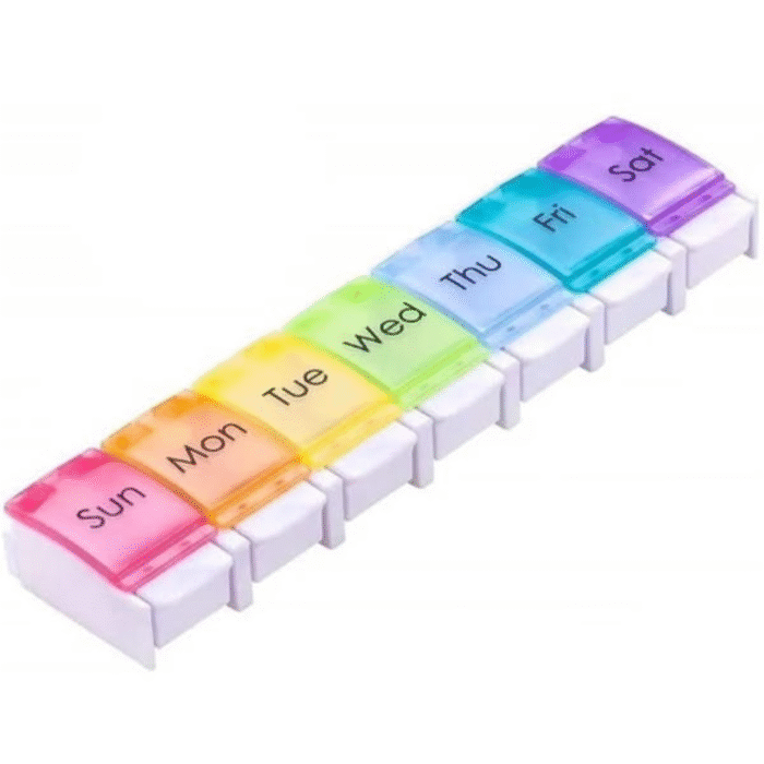 Weekly Medicine Pill Organizer