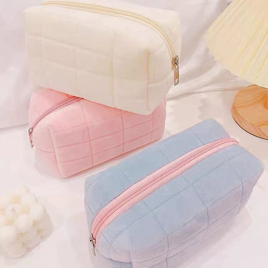Cute Plush Makeup Bag