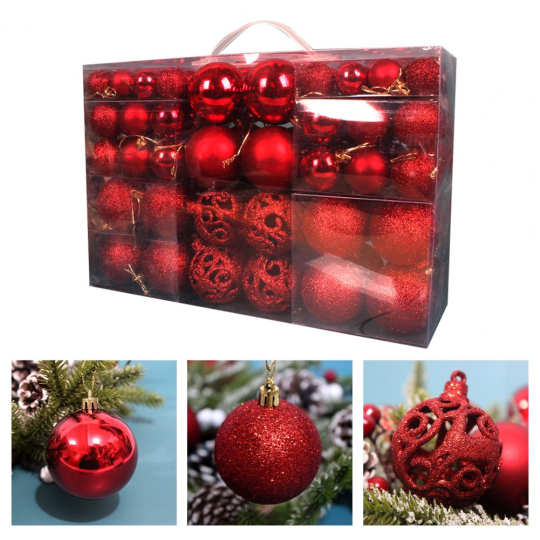 100Pcs Christmas Ball Ornaments