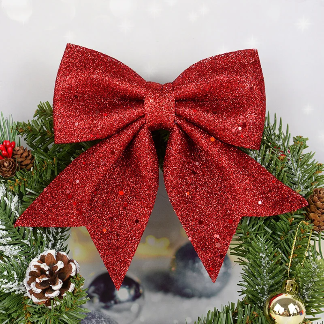 Christmas Glitter Ribbons and Bows