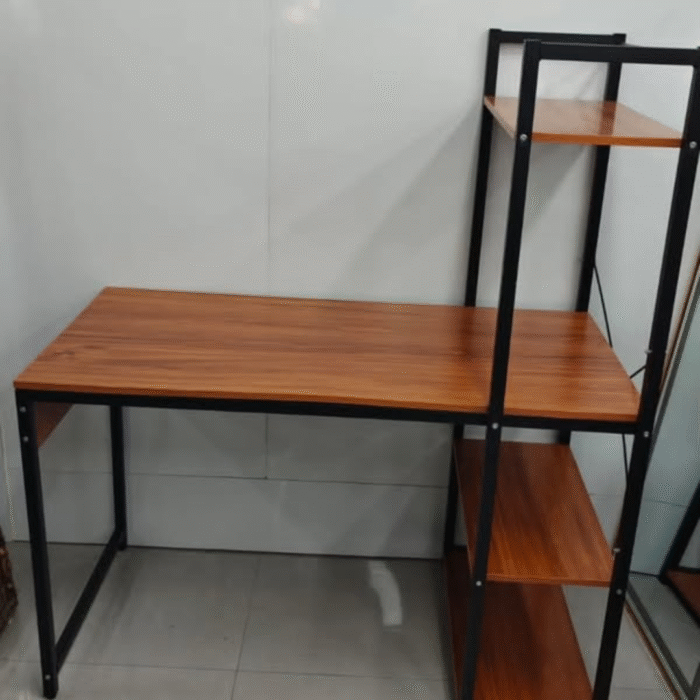 Wooden and Metal Desk