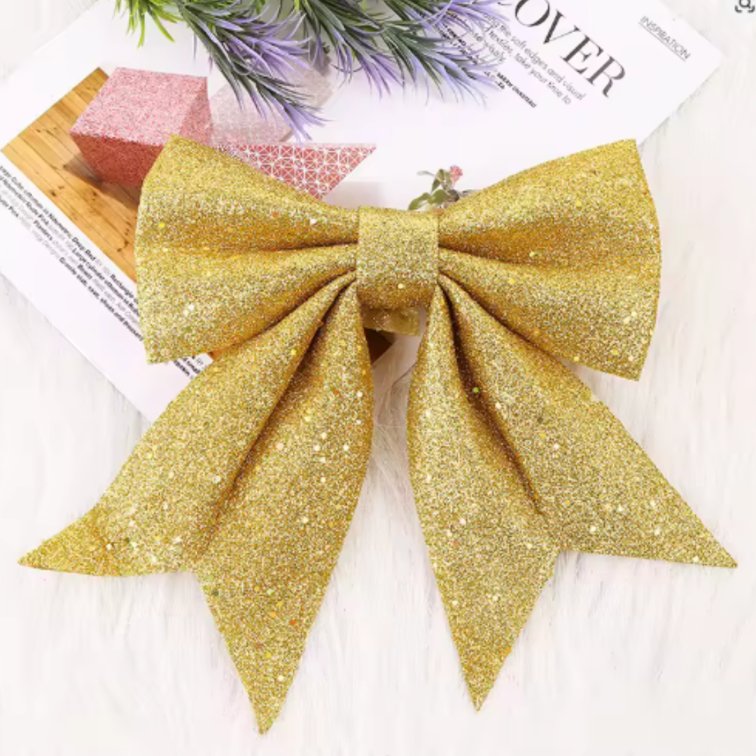 Christmas Glitter Ribbons and Bows