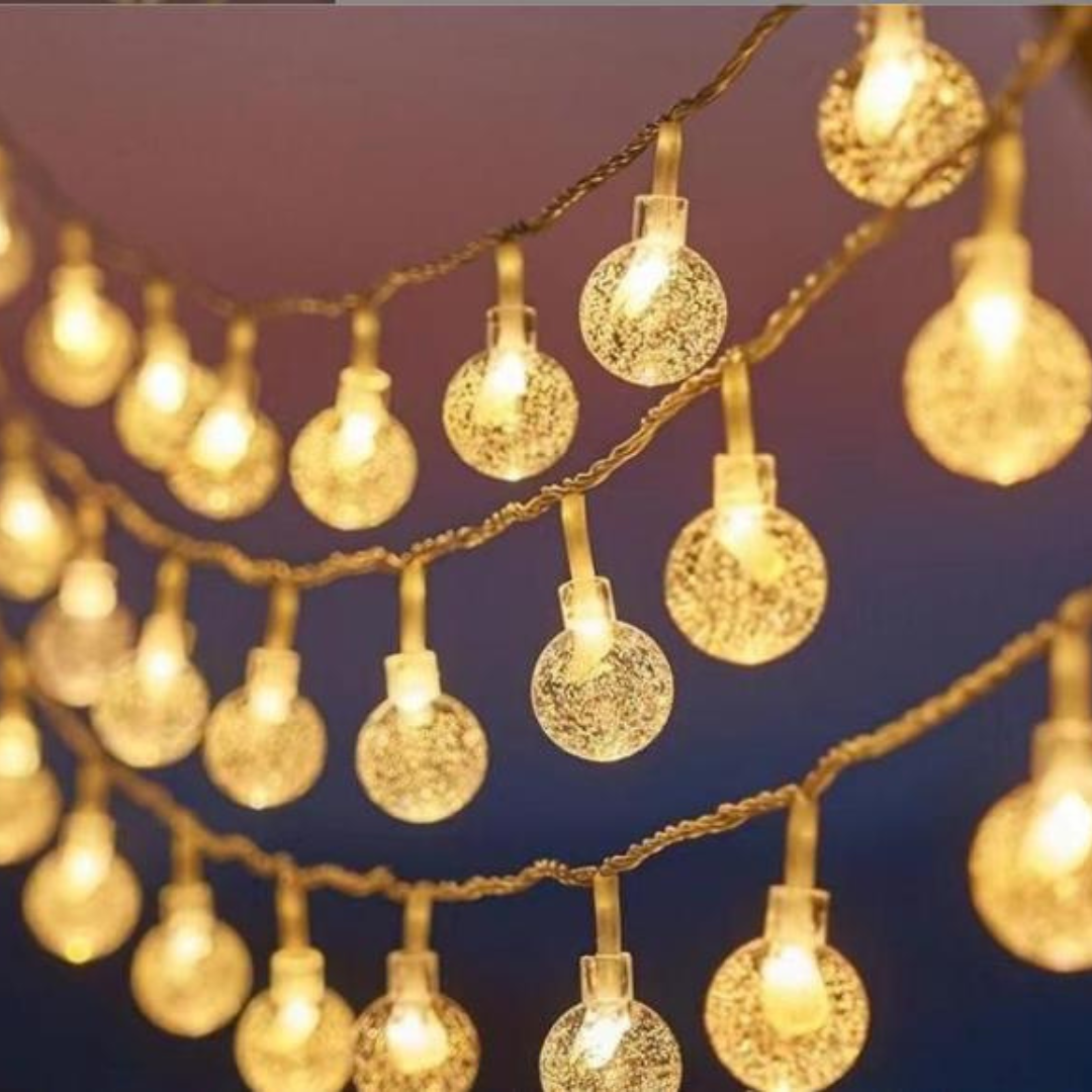 10 Metres Christmas Round LED Lights