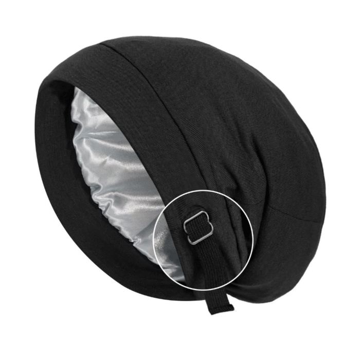 Unisex Hair Bonnet Beanie with Elastic Tie Band