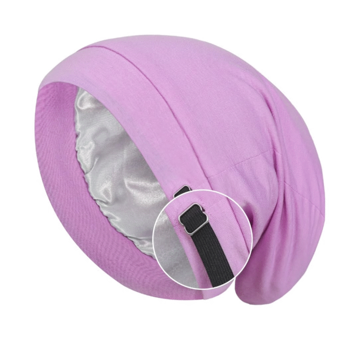 Unisex Hair Bonnet Beanie with Elastic Tie Band