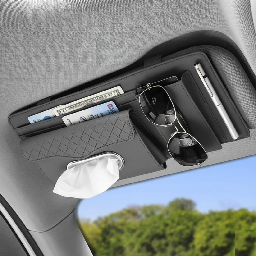 Multifunctional Car Sun Visor Organizer