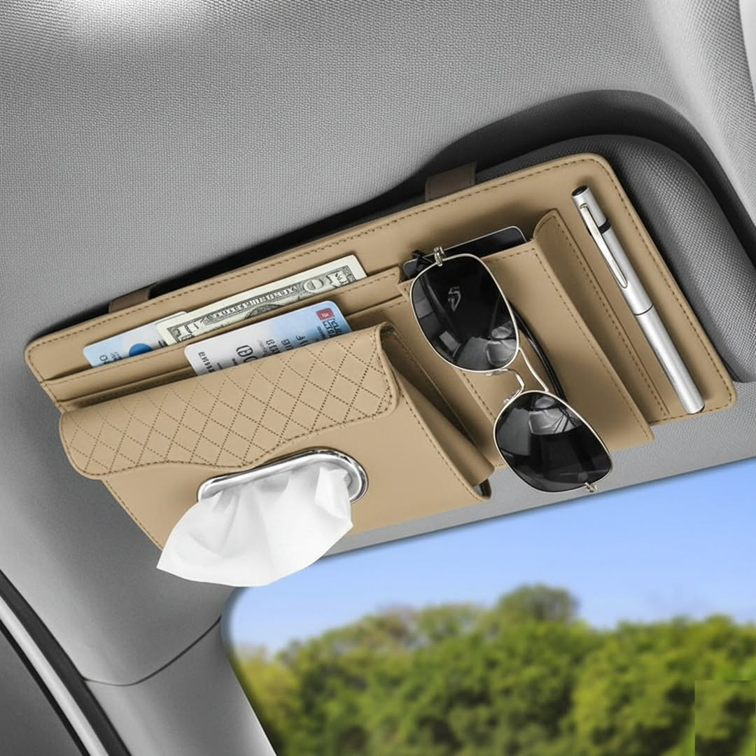 Multifunctional Car Sun Visor Organizer