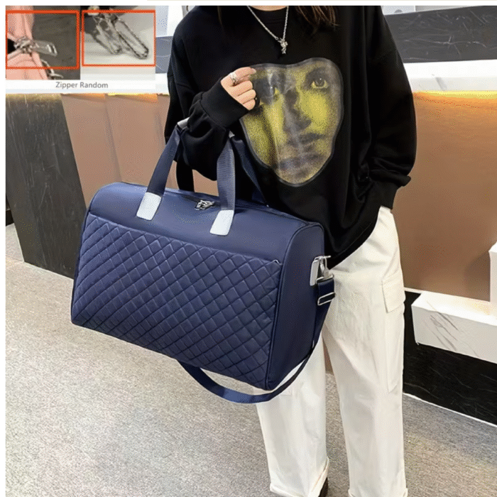 Quilted Large Waterproof Capacity Duffle Bag