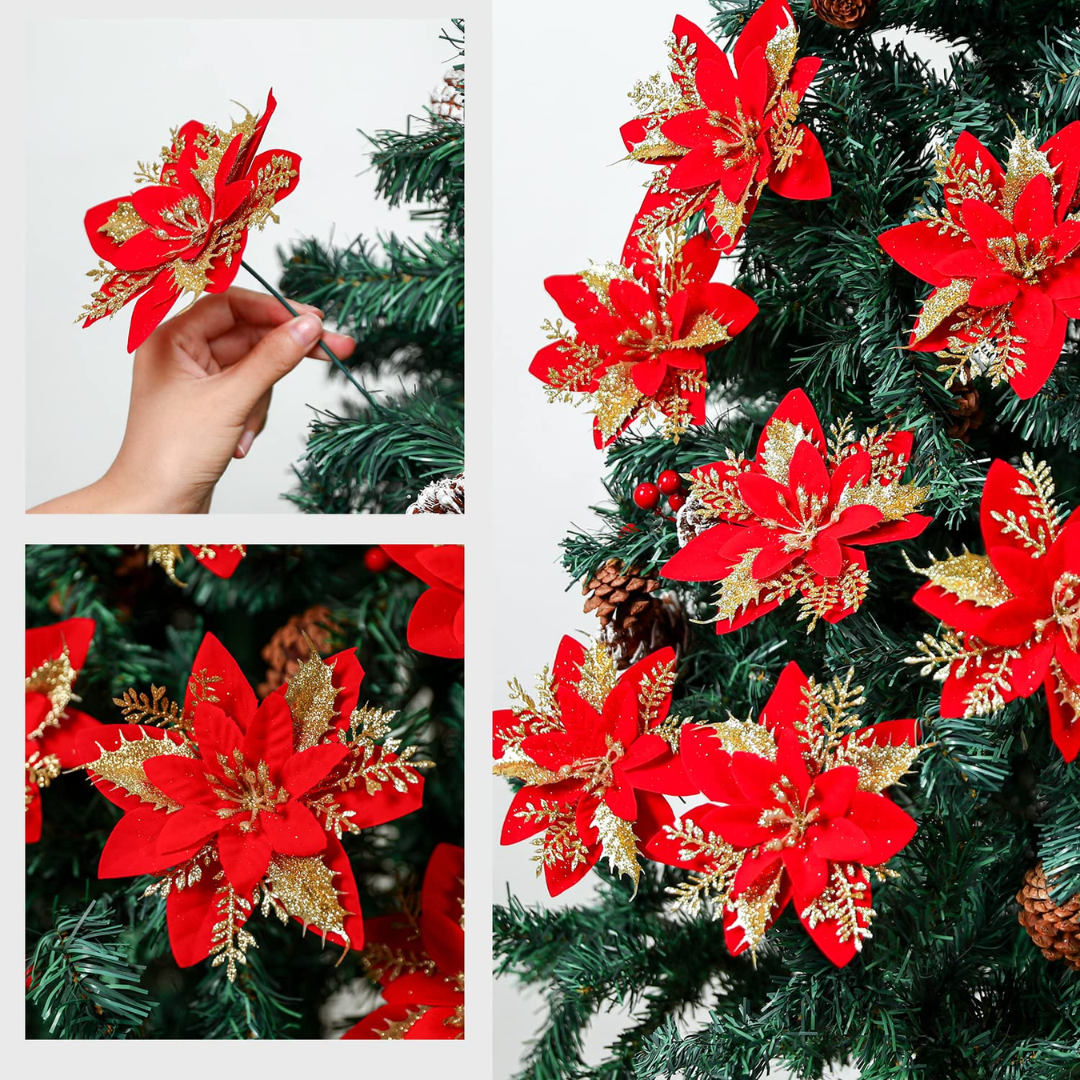 Christmas Tree Flower Decorations