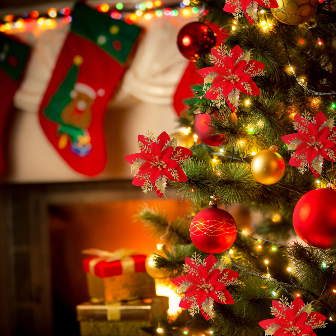 Christmas Tree Flower Decorations