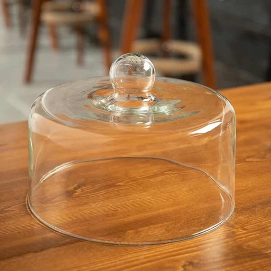 Dome Shape Glass Cake Cover