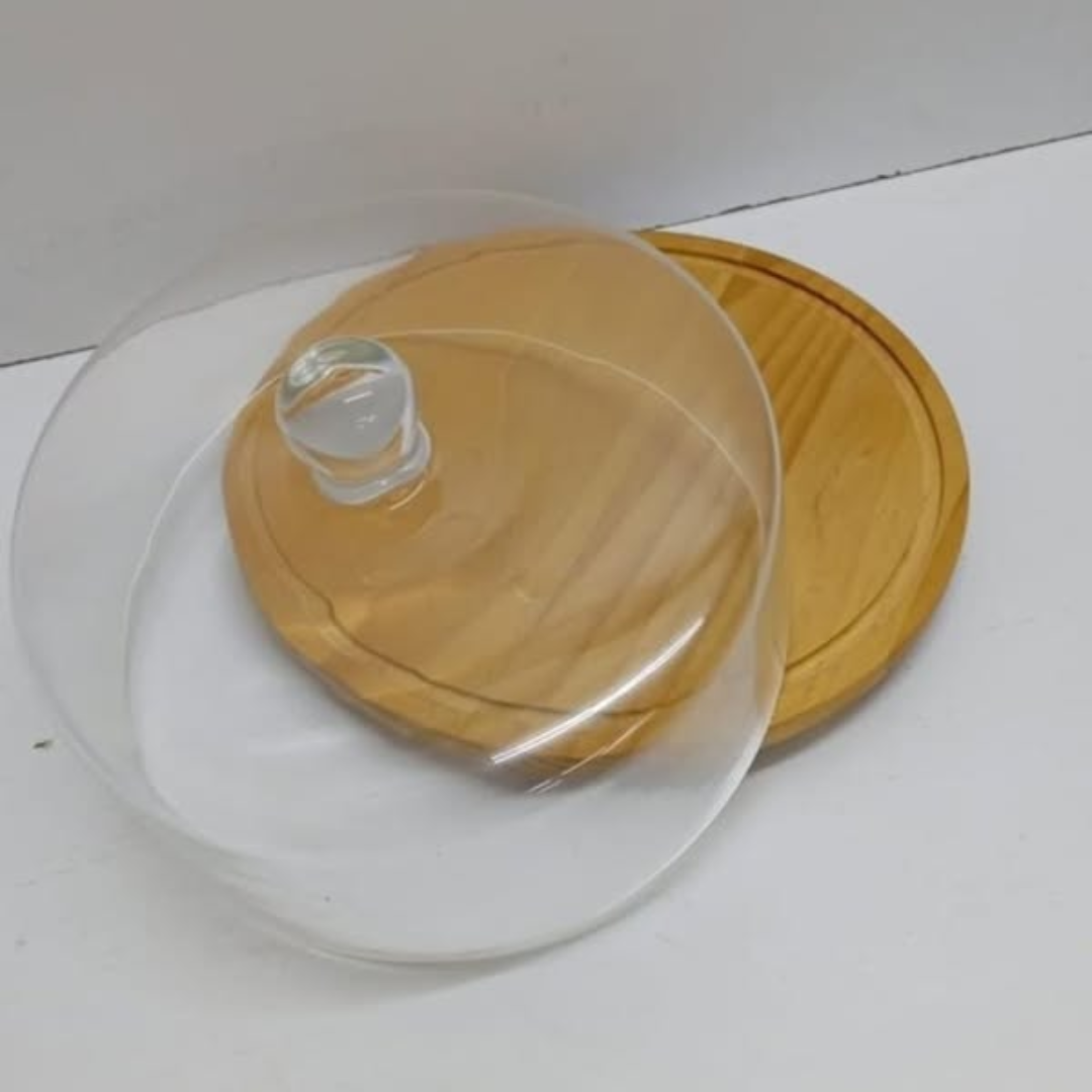 Dome Shape Glass Cake Cover