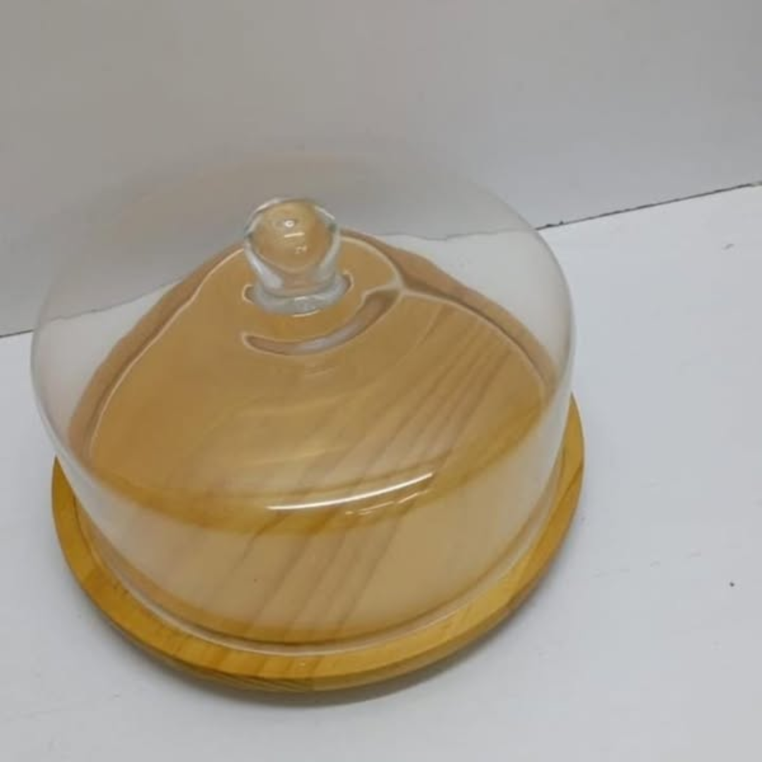Dome Shape Glass Cake Cover
