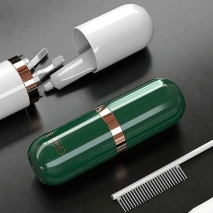 Portable Toothbrush Holder with Cup