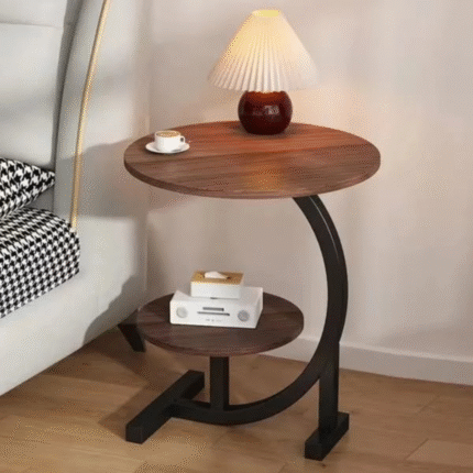 Double Layer Shape Side Table