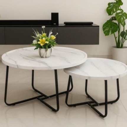 2-in-1 Minimalist Nesting Table