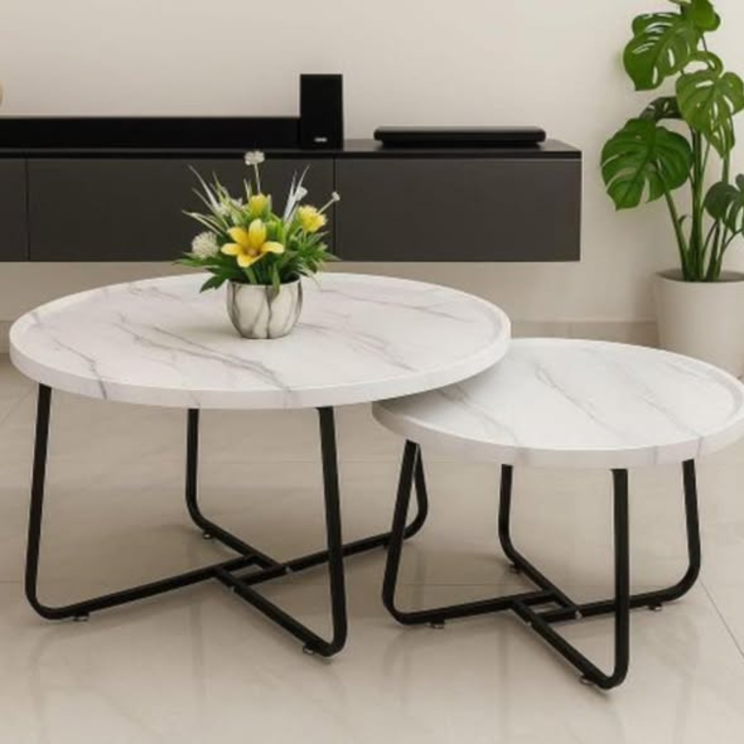 2-in-1 Minimalist Nesting Table