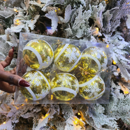 6pc Set Christmas Ball