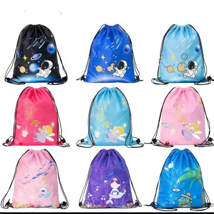Themed Drawstring Swimming Bag