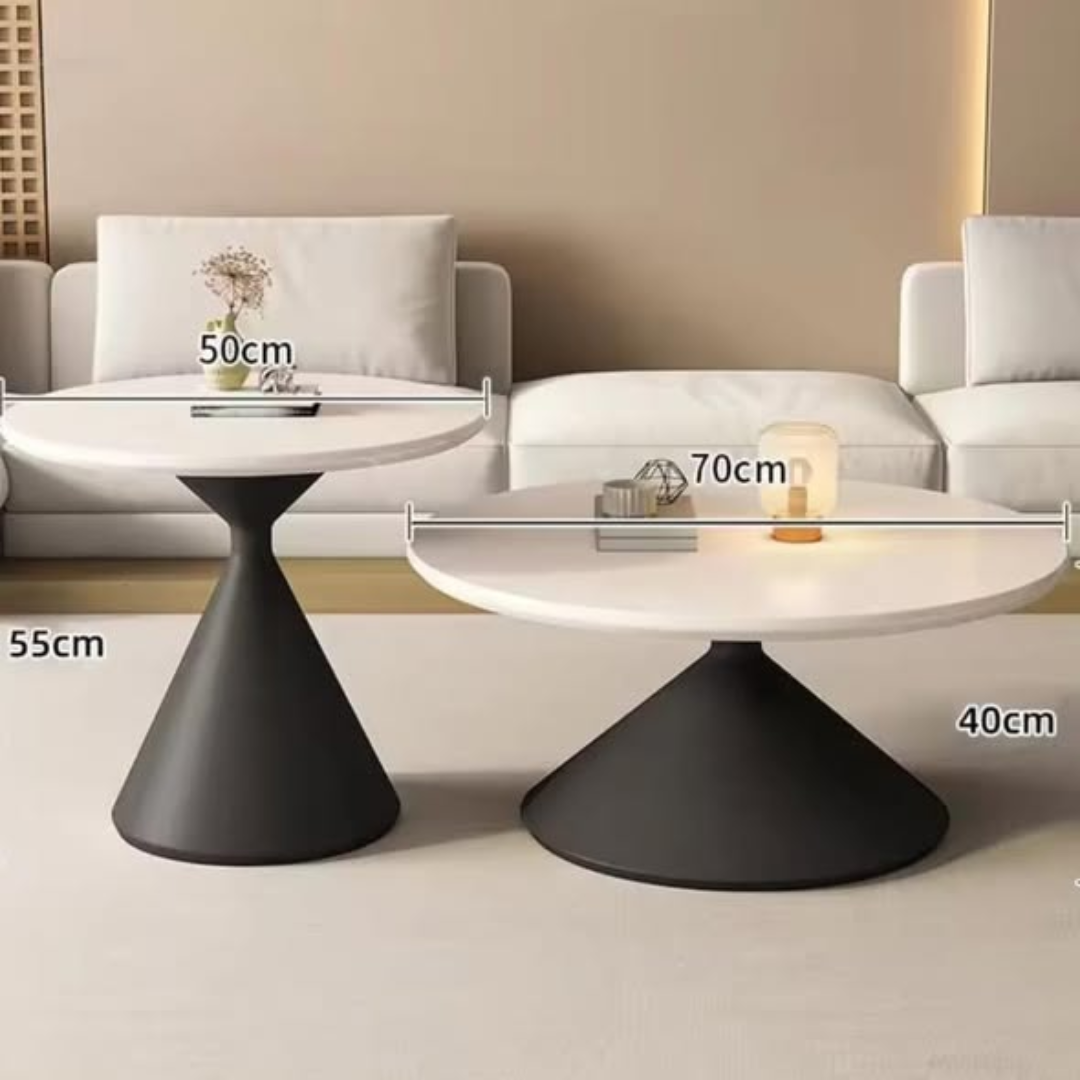 2-in-1 Nesting Table/Stools Set