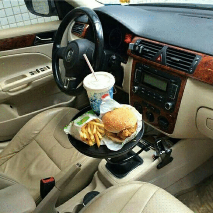 Multifunctional Car Food Drink Dining Tray