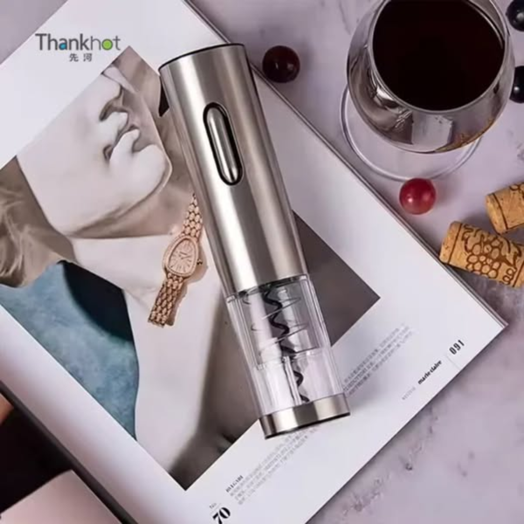 Electric Wine Bottle Opener with Foil Cutter