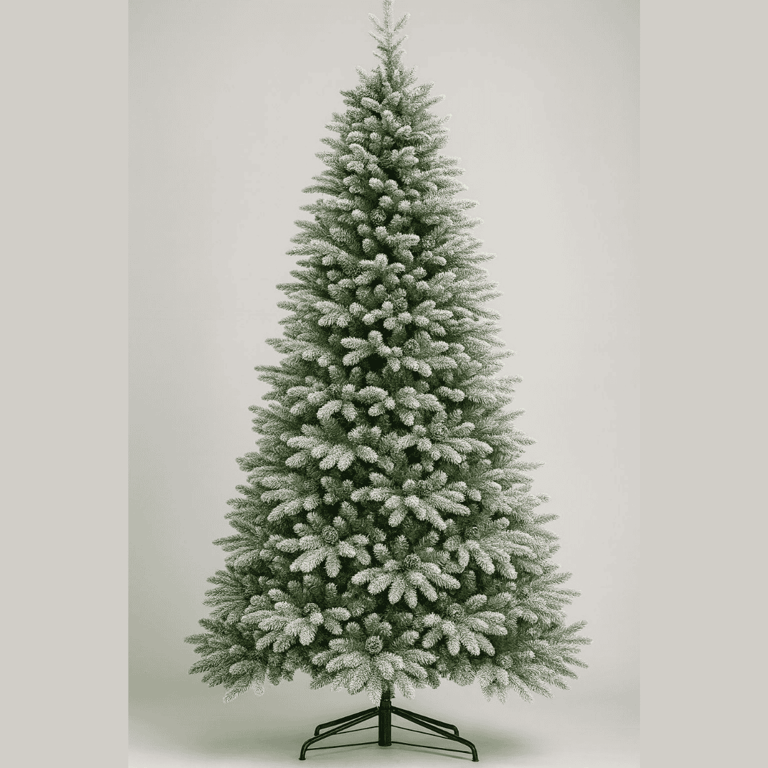 Snow Flocked Christmas Tree