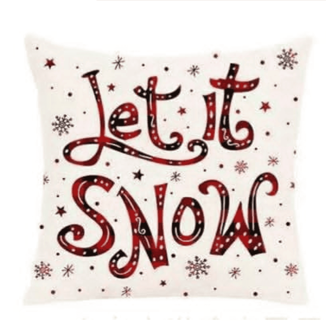 Christmas themed pillow cases