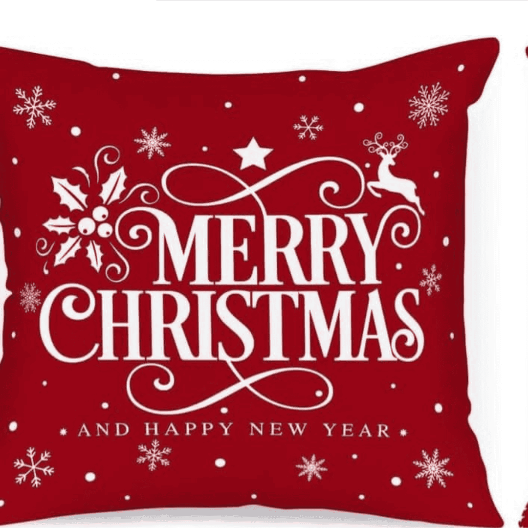 Christmas themed pillow cases