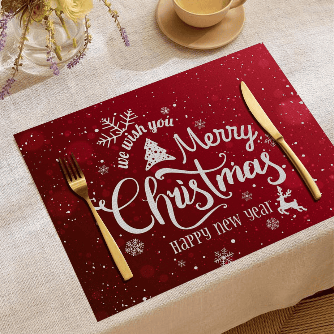 Christmas Themed Table Placemats