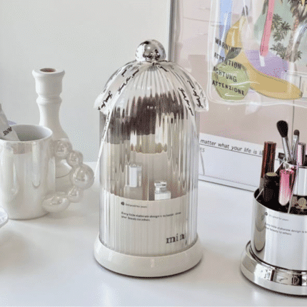 360 Rotating Desktop Makeup Brushes Holder