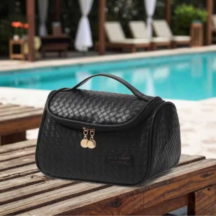 Leather Cosmetics / Makeup Organizer