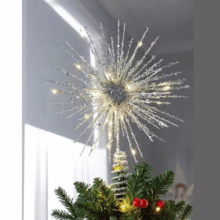 LED Crystal Tree Topper