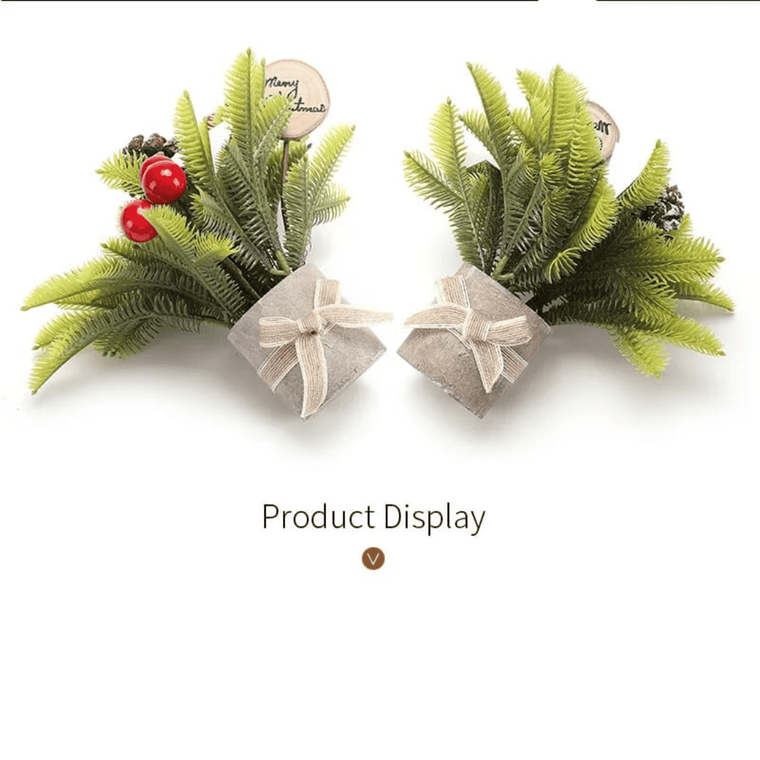 Mini Table Top Christmas Tree With Decorations