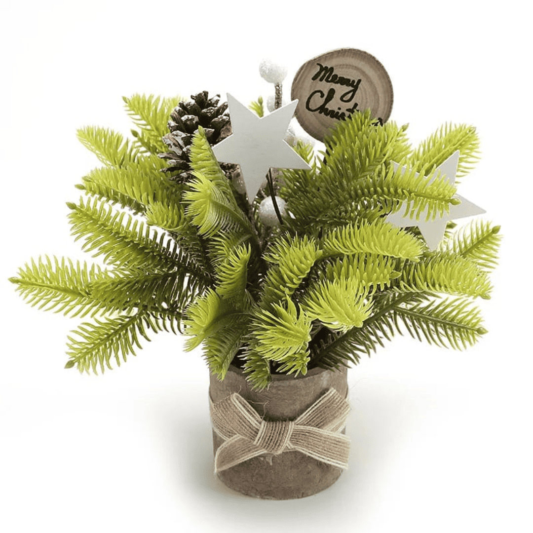 Mini Table Top Christmas Tree With Decorations