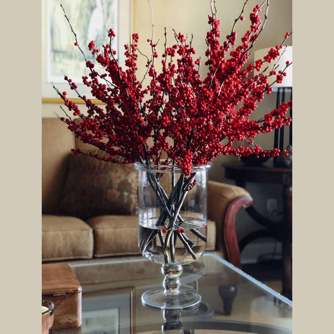 Christmas Decor Berry Branches