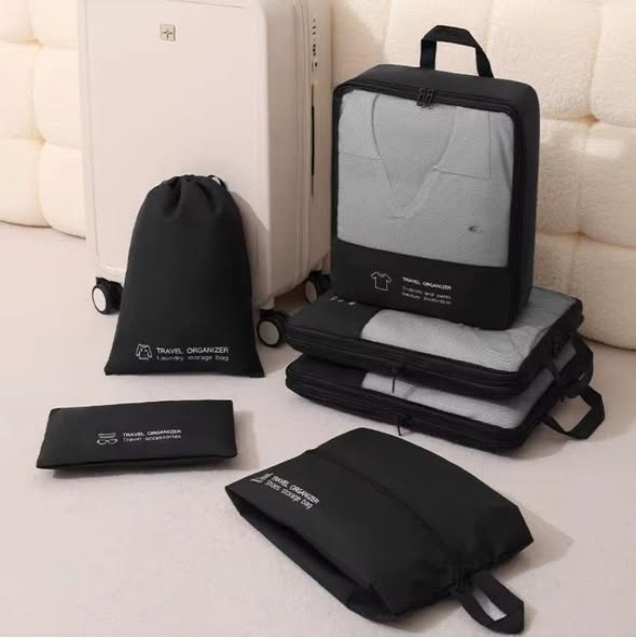 6 Pcs Luggage Travel Storage Bags