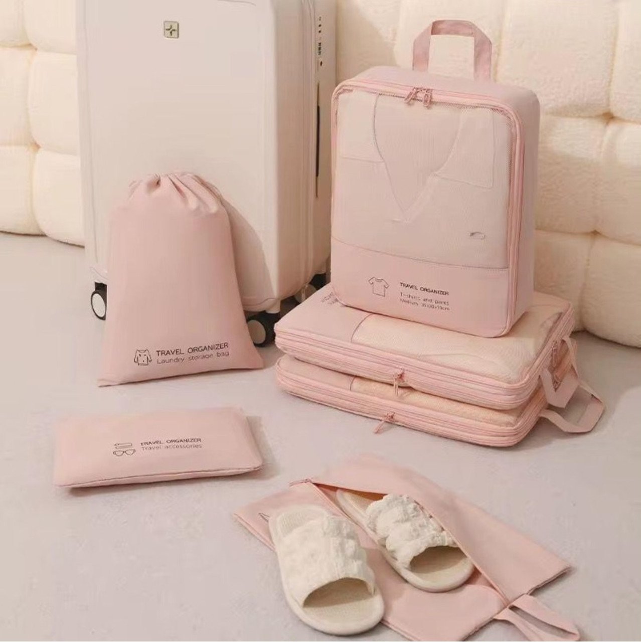 6 Pcs Luggage Travel Storage Bags