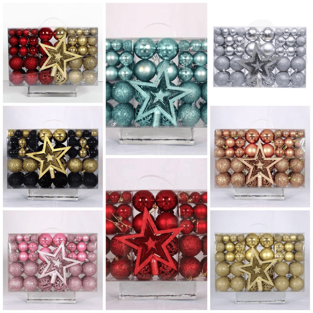 Christmas Balls Ornaments 101 pcs