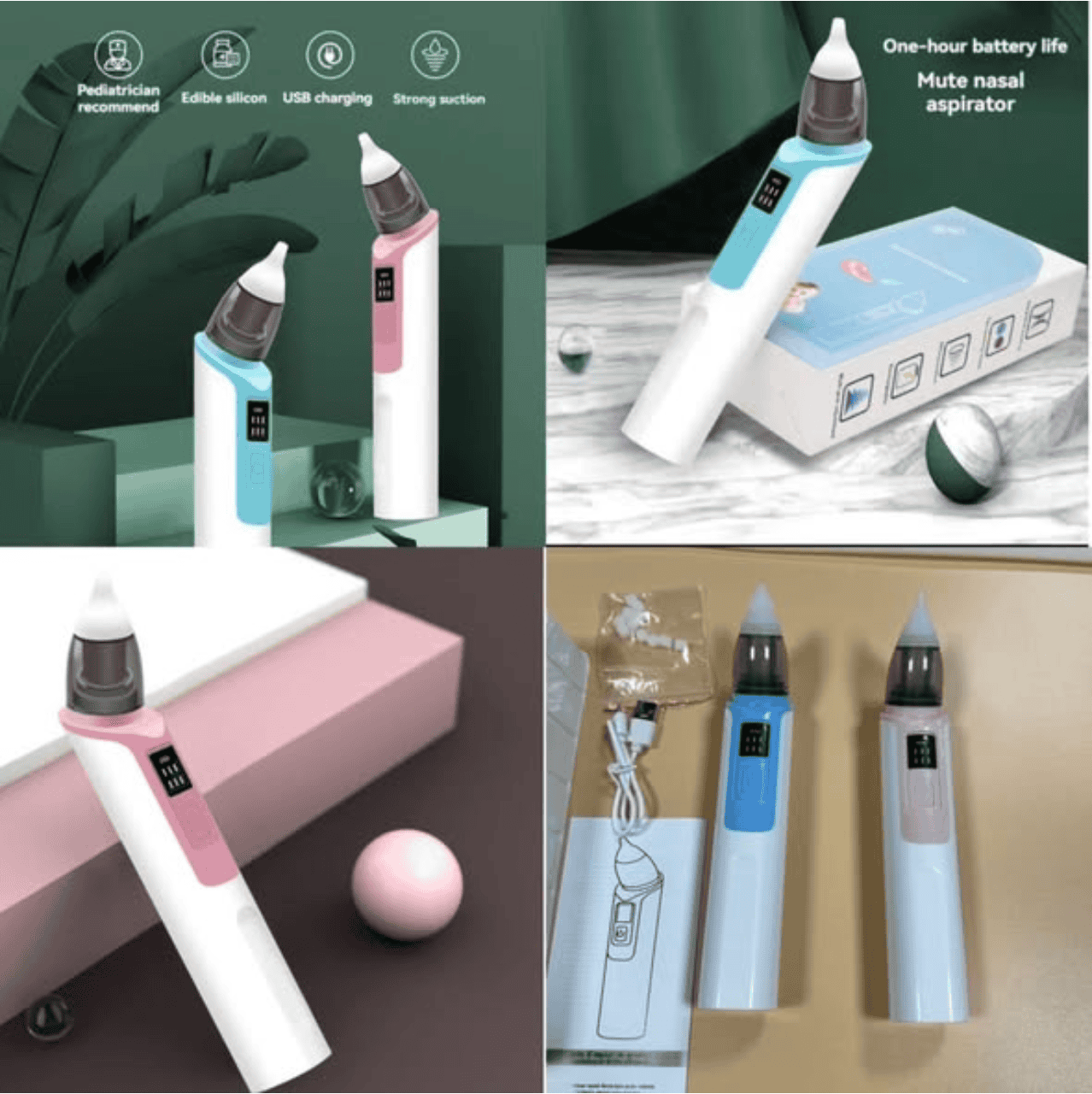 Rechargeable Baby Electric Nasal Aspirator