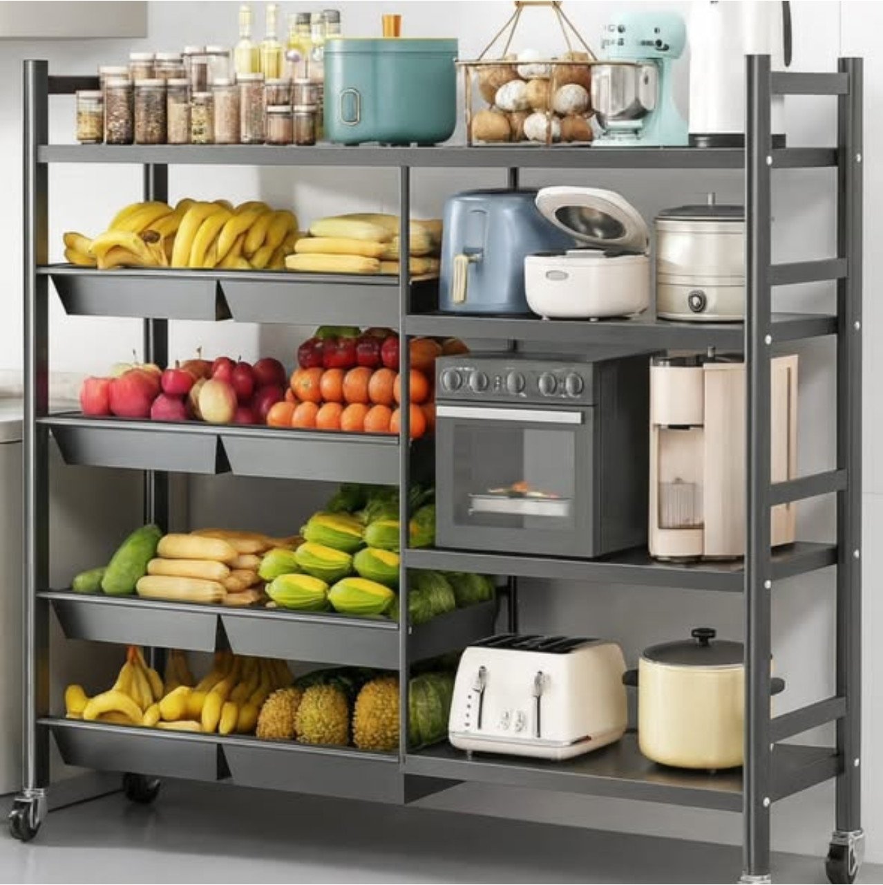 Multifunctional Strong Metallic Kitchen Rack