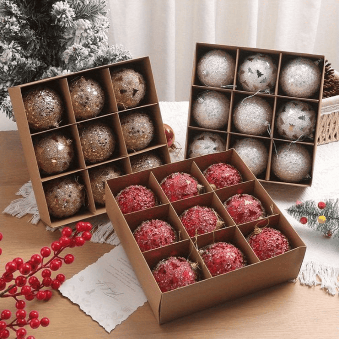 9pcs Set High Quality Christmas Ball
